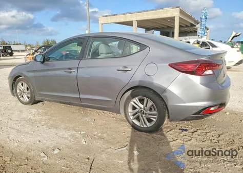 2019 Hyundai Elantra Sel z USA, uszkodzony, nr VIN 5NPD84LF8KH416028